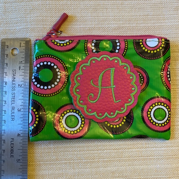 Initial “A” notepad with pen by Mud Pie. Keychain and two pouches by MSC - Picture 3 of 14